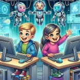 Programozó Robotok Puzzle 200 darab