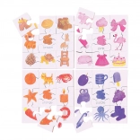 Bigjigs Toys fa didaktikai puzzle Színek 4 az 1-ben
