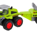 Gyerek traktor talajhengerrel és kertészeti utánfutóval 1:55