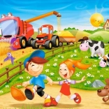 60 darabos nyári táj puzzle