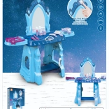 Gyerek jégkastély ihlette fésülködőasztal kiegészítőkkel