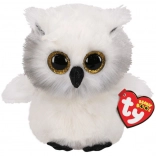 TY Beanie Boos maszkot - Austin bagoly 24 cm fehér