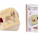 Montessori az első fából készült állatos könyvecském