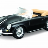 Bburago Porsche 356 B Cabriolet fekete 1:24