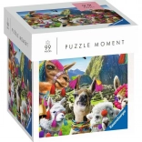 Ravensburger Puzzle Moment – láma, 99 darab