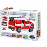 Fém építőkészlet tűzoltóautó 314 db