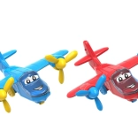 műanyag repülő gyerekeknek nyitható kabinnal, 28 × 24 cm, 2 szín