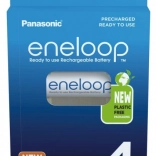 Eneloop újratölthető AA elemek 2000 mAh, 4 db