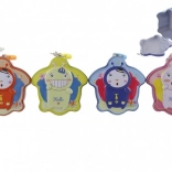 Gyerek fémpersely lakattal, 10 × 6 cm – 4 szín