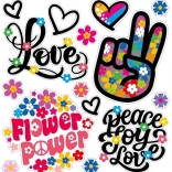 Vasalható matrica Virágok Ereje kis ív