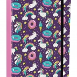 BAAGL A4 Jumbo füzetborító egyszarvú mintával