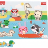 Fisher-Price Vízi Állatok Fa Illeszkedő Játék