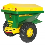 2 az 1-ben JOHN DEERE utánfutó és szóró Rolly Toys pedálos traktorokhoz