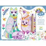 Djeco Varázslatos Kifestés Erdei Család