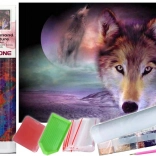 Gyémántszemes festés Farkaspillantás 30×40 cm