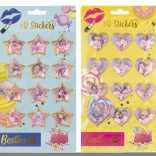 Csillagocskás matricák lányoknak