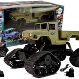 Pickup terepjáró 1:12 Távirányítós R/C lánctalpas sárga