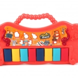 Színes gyerek zongora fényhatással