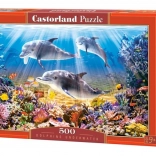 500 darabos puzzle – Dolphins Underwater