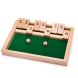 fa társasjáték Shut the Box BIGJIGS TOYS