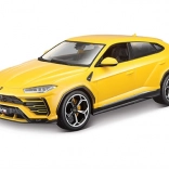 Lamborghini Urus sárga autó modell 1:18