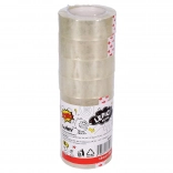 Átlátszó ragasztószalag 18 mm x 30 m - 8 darabos készlet