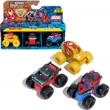 3 darabos MARVEL mini monster truck készlet – IRON MAN, VENOM és SPIDER-MAN (1:87) a Spin Mastertől