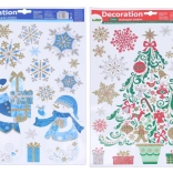 Karácsonyi ablakdekoráció 41 × 29 cm