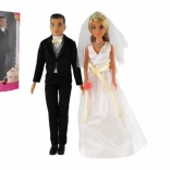 ANLILY esküvői babaszett – menyasszony és vőlegény, 30 cm