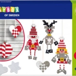 PLAYBOX Vasalható gyöngyök Karácsonyi díszek 3D, 4000 db