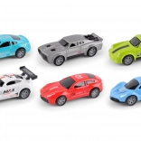 fém versenyautók 7,5 cm – 4 darabos készlet