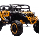 gyerek elektromos autó m2 4x4 sárga