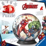 Ravensburger 3D Puzzleball Marvel Avengers – 73 darab