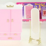 Glorie babaruhás szekrény és tükör