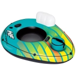 felfújható lebegő úszógumi háttámlával és hűtőtáskával 169 × 137 cm bestway