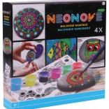 Kreatív kavicsfestő készlet – neon