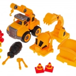 Építőipari járművek kiegészítőkkel