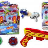 Kilövő pisztoly 2 világítós, fém giroszkóppal – piros