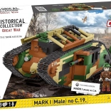 COBI Mark I (Male) tank építőkészlet – 878 elem