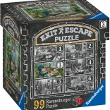 Ravensburger szabadulós puzzle Kísérteties Rezidencia: A Téli Kertben 99 darab