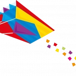 Mini parafoil sárkány 60 cm