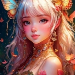 Puzzle BLUEBIRD Pillangólány 300 darab