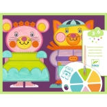 Festés palettával – aranyos állatkák DJECO