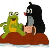 DoDo nagy fa dekoráció Kisvakond és a béka