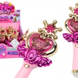 Hercegnő varázspálca Színes fények Hangok Rózsaszín