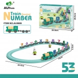 Matematikai vonat – oktatási készlet, 53 darab