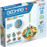 Geomag Supercolor Recycled mágneses építőkészlet – 52 darab