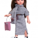 Élethű Emily baba teljes vinil testtel - 33 cm