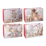 Karácsonyi ajándéktáska M 25 × 32 × 11 cm