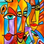 Puzzle Kreatív Arcok Bico 1000 darab